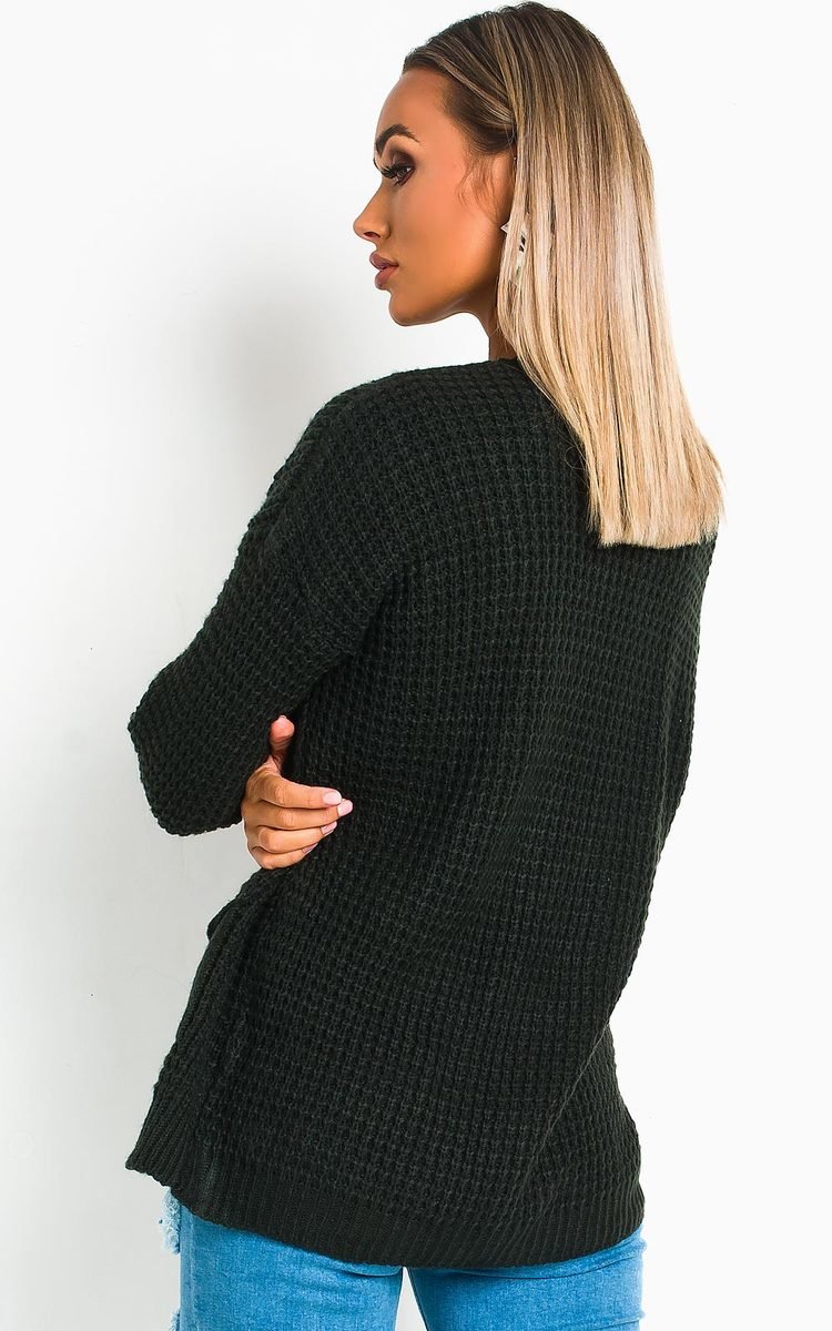 Nana Longline Knitted Cardigan Thumbnail