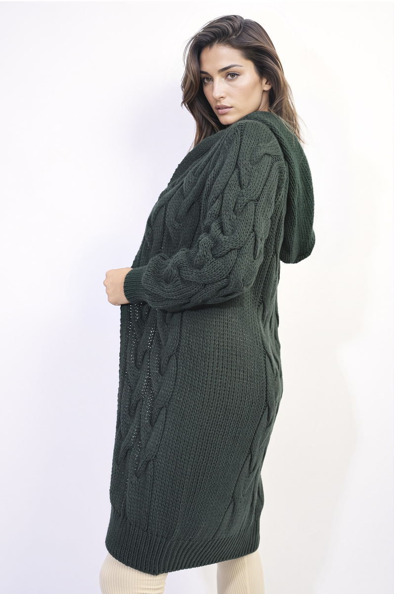 新品タグ付き SERIALIZE LONG HOODED CARDIGAN 新品タグ付き SERIALIZE LONG HOODED CARDIGAN