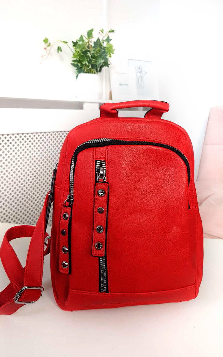 Naya Faux Leather Backpack Bag Thumbnail Naya Faux Leather Backpack Bag Thumbnail