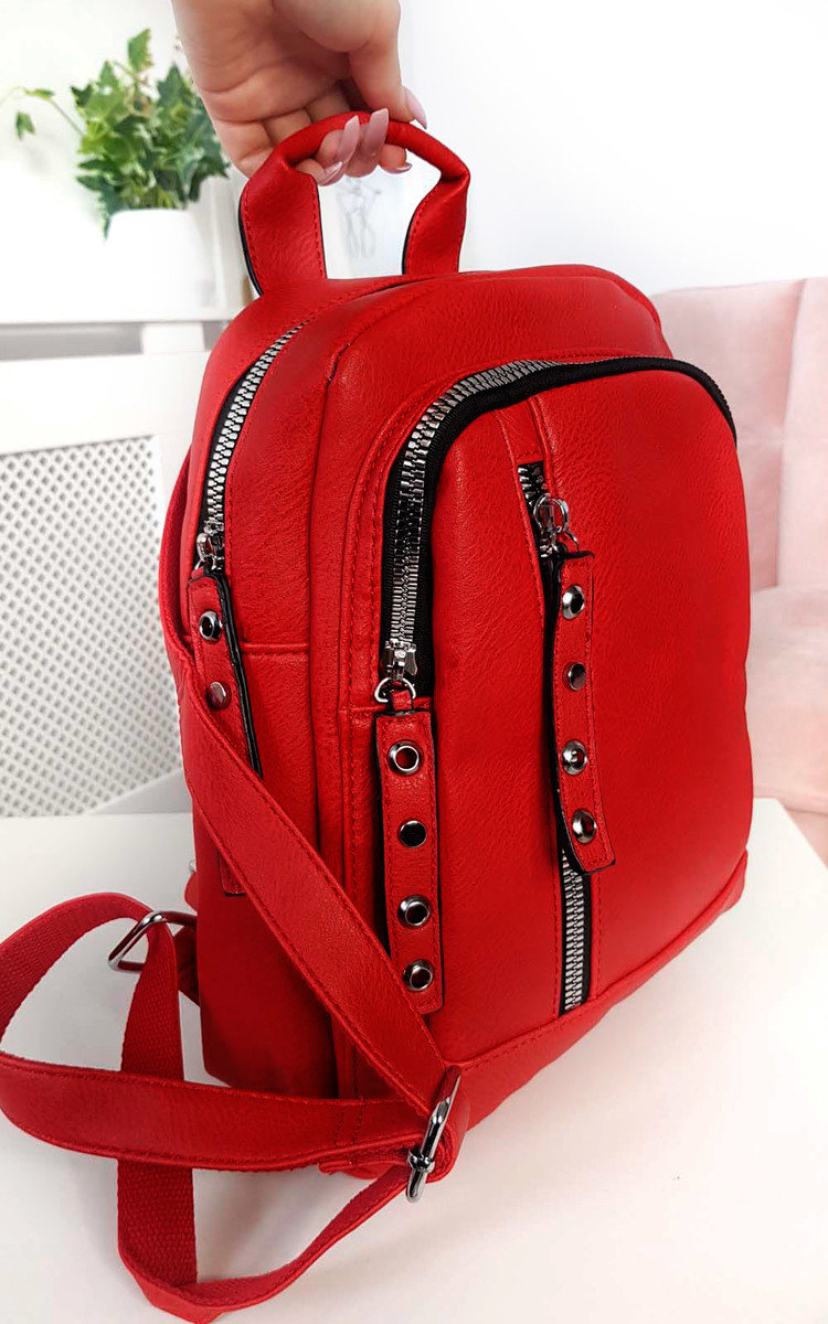 Naya Faux Leather Backpack Bag Thumbnail