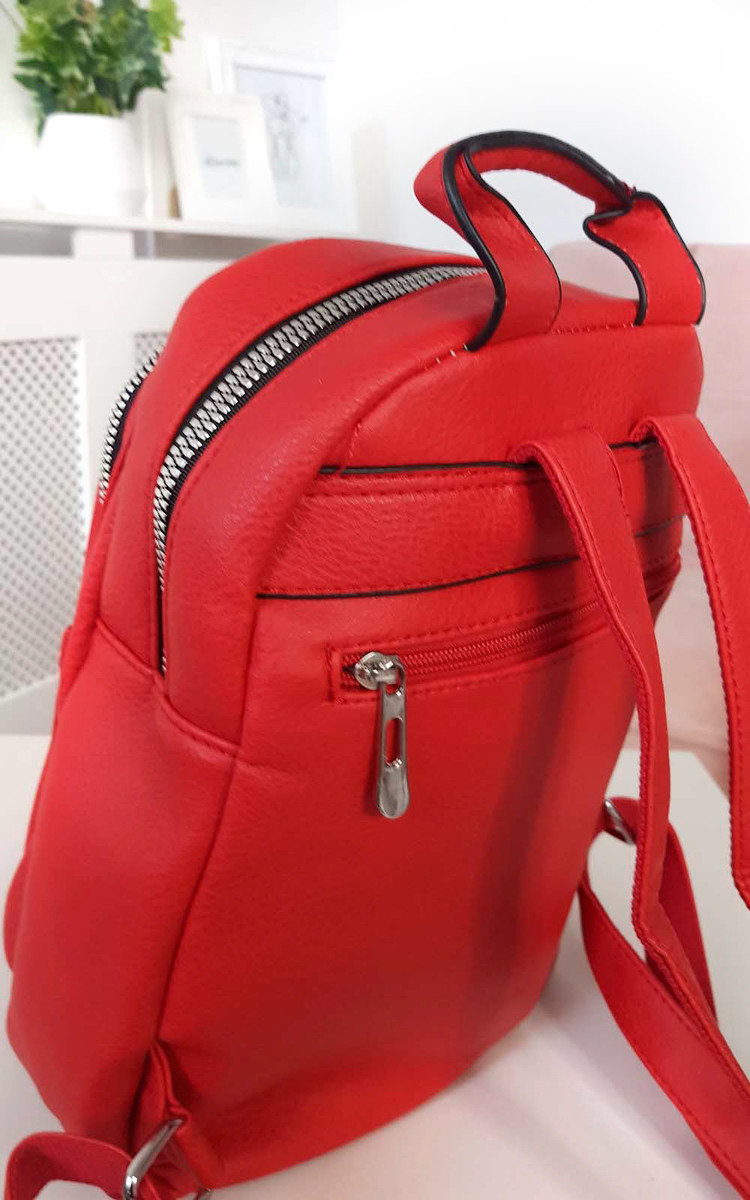 Naya Faux Leather Backpack Bag Naya Faux Leather Backpack Bag