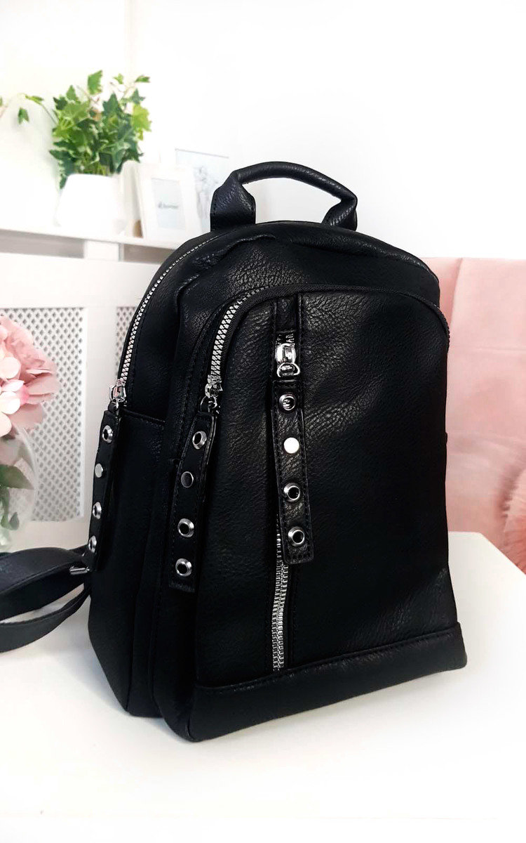 Naya Faux Leather Backpack Bag Naya Faux Leather Backpack Bag