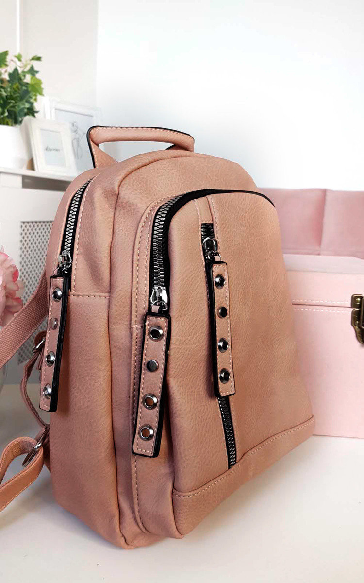 Naya Faux Leather Backpack Bag Thumbnail Naya Faux Leather Backpack Bag Thumbnail