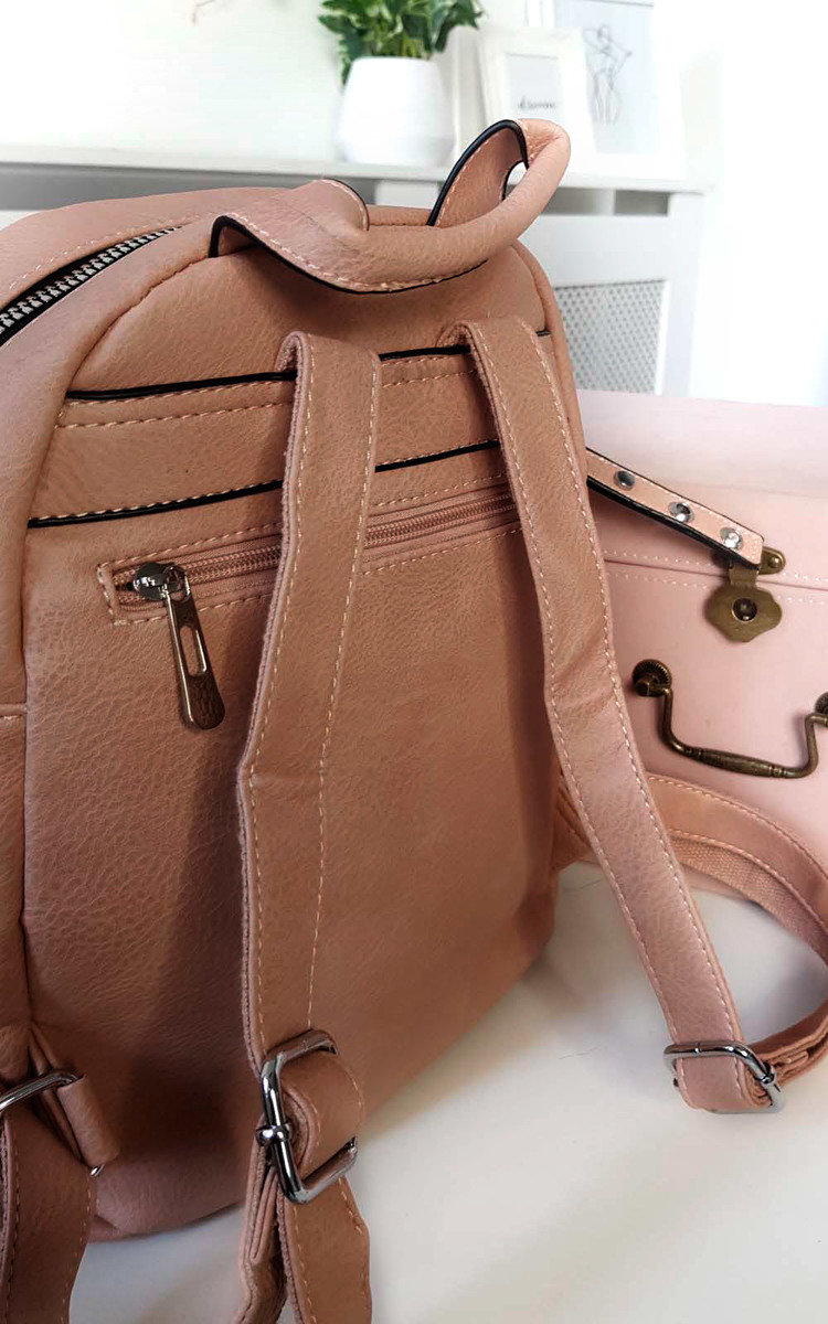 Naya Faux Leather Backpack Bag Naya Faux Leather Backpack Bag
