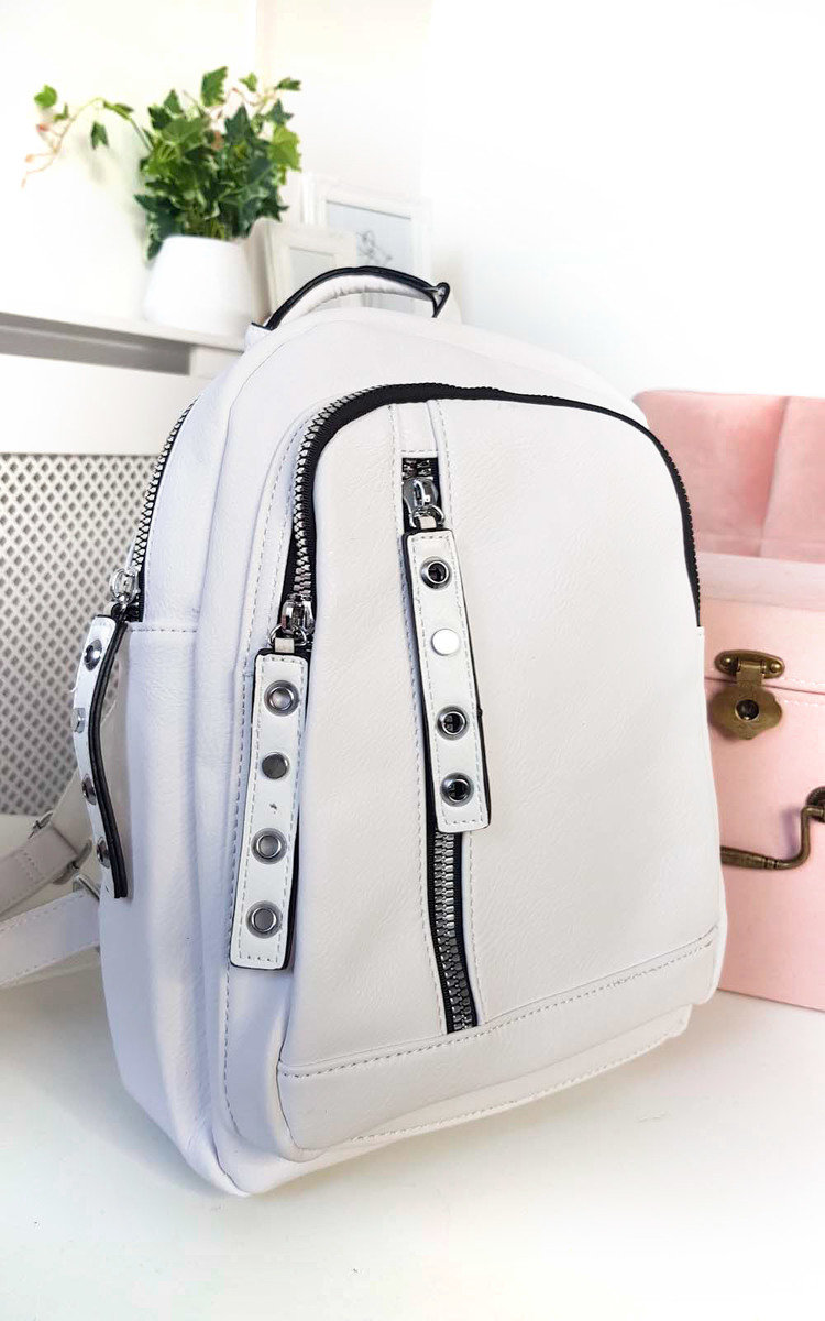 Naya Faux Leather Backpack Bag Thumbnail Naya Faux Leather Backpack Bag Thumbnail