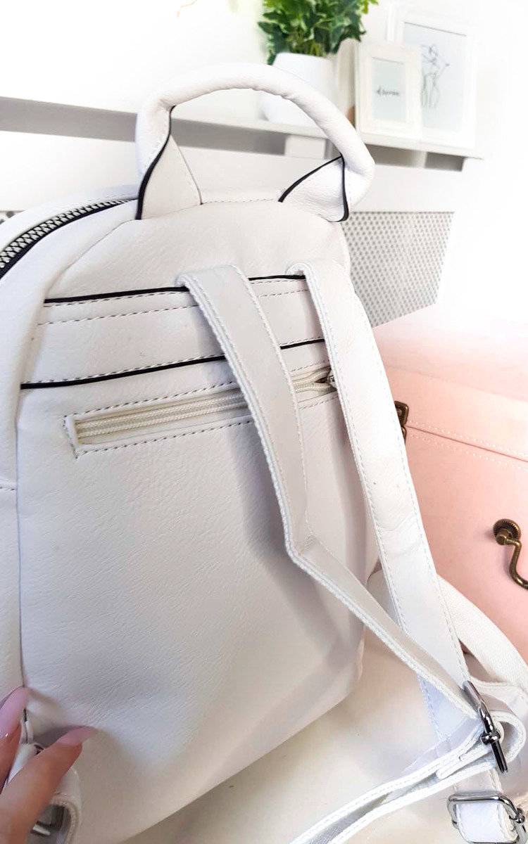 Naya Faux Leather Backpack Bag Naya Faux Leather Backpack Bag