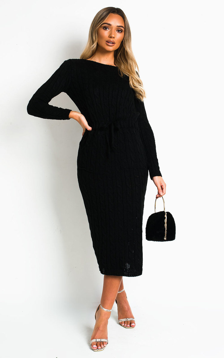 Naya Knitted Maxi Jumper Dress Thumbnail