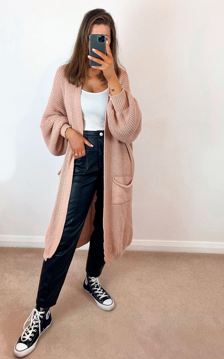 Naya Longline Knitted Cardigan Thumbnail Naya Longline Knitted Cardigan Thumbnail