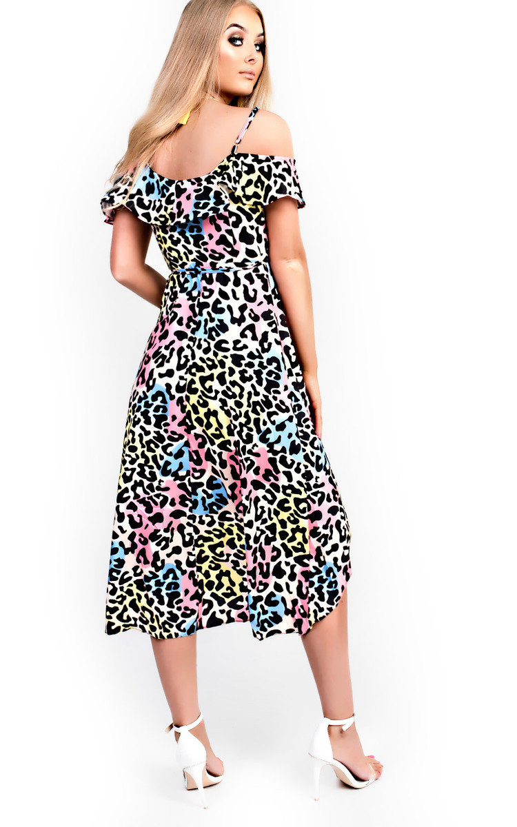 Neela Printed Midi Dress Thumbnail