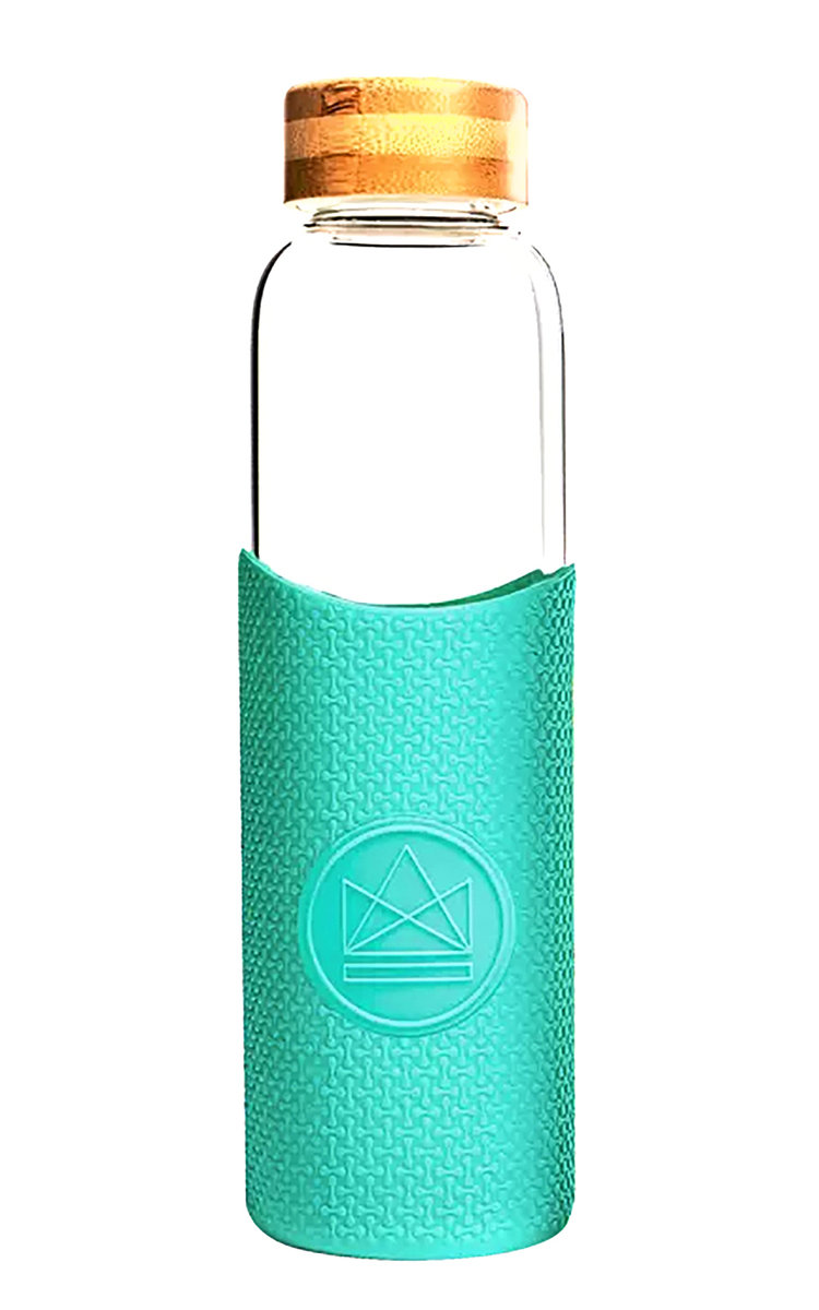 Neon Kactus Reusable Glass Water Bottle Thumbnail