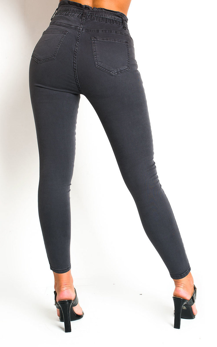 Nicki Tie Waist Denim Jeans Thumbnail Nicki Tie Waist Denim Jeans Thumbnail
