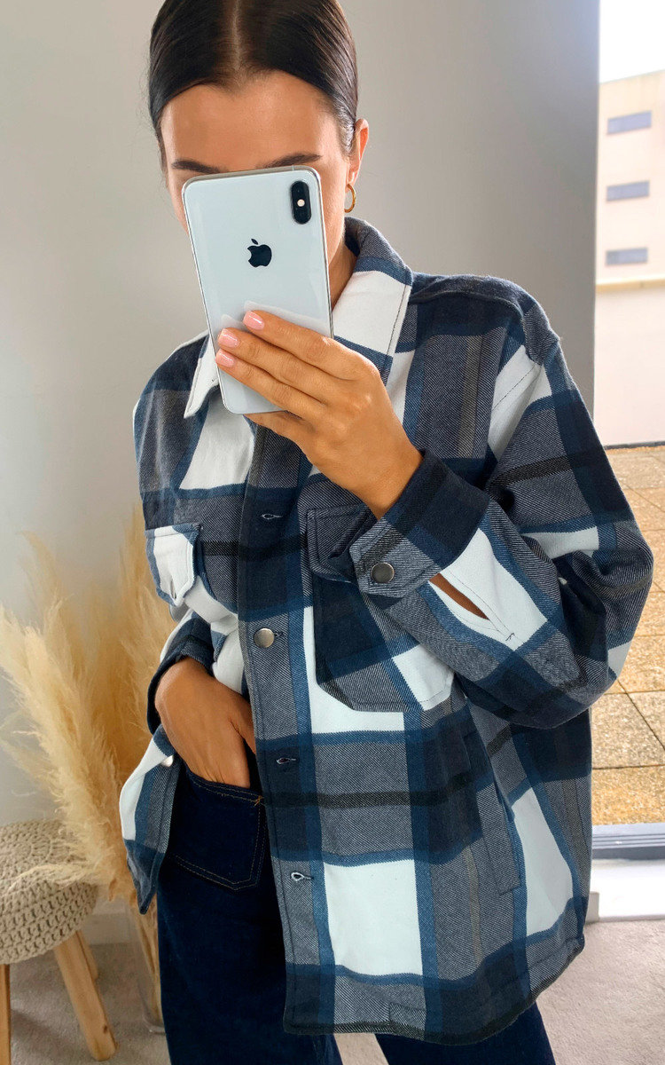 Nika Checked Over Shirt Thumbnail Nika Checked Over Shirt Thumbnail