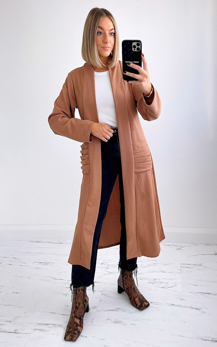 Nova Longline Cardigan with Pocket Detail Nova Longline Cardigan with Pocket Detail