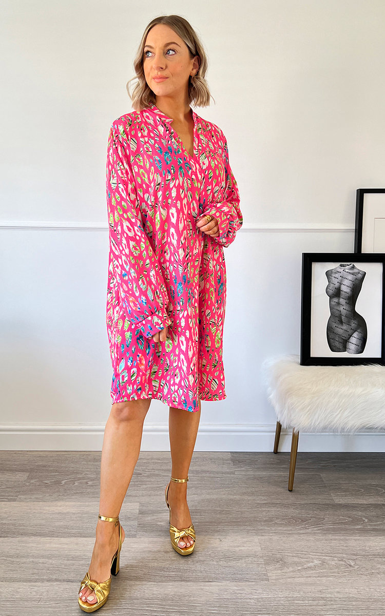 Novah Printed Smock Dress Thumbnail Novah Printed Smock Dress Thumbnail