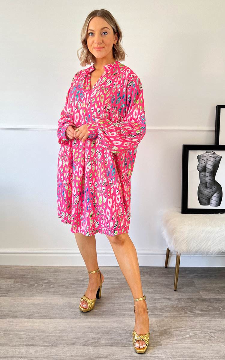 Novah Printed Smock Dress Thumbnail Novah Printed Smock Dress Thumbnail