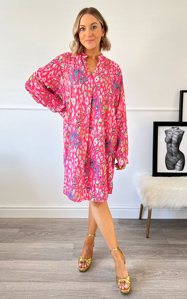 Novah Printed Smock Dress Thumbnail Novah Printed Smock Dress Thumbnail