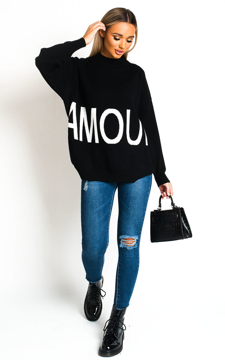 Ottie Oversized Slogan Jumper Thumbnail Ottie Oversized Slogan Jumper Thumbnail