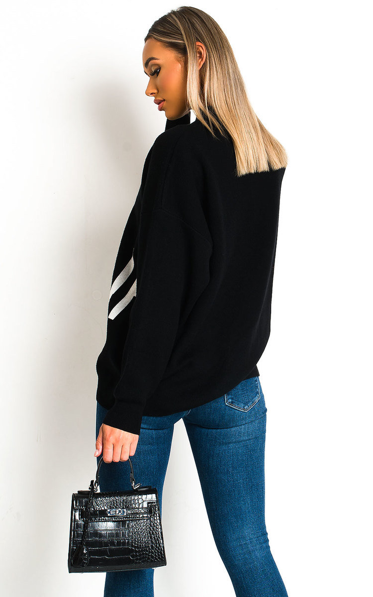 Ottie Oversized Slogan Jumper Ottie Oversized Slogan Jumper