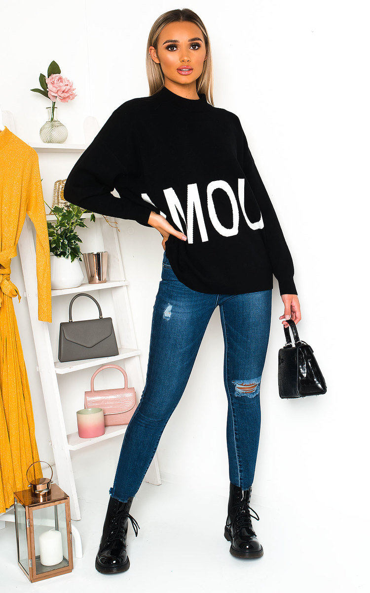 Ottie Oversized Slogan Jumper Thumbnail Ottie Oversized Slogan Jumper Thumbnail