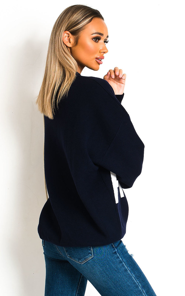 Ottie Oversized Slogan Jumper Thumbnail