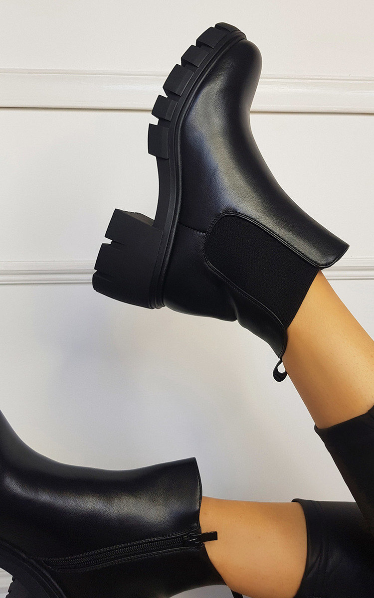 Paisley Heeled Chunky Ankle Boots Thumbnail Paisley Heeled Chunky Ankle Boots Thumbnail