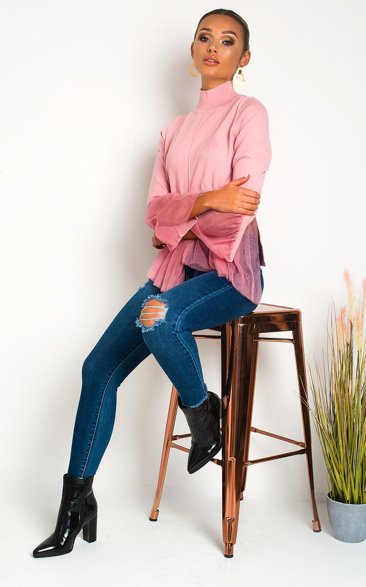 Paloma Mesh Frill Hem Jumper Thumbnail Paloma Mesh Frill Hem Jumper Thumbnail