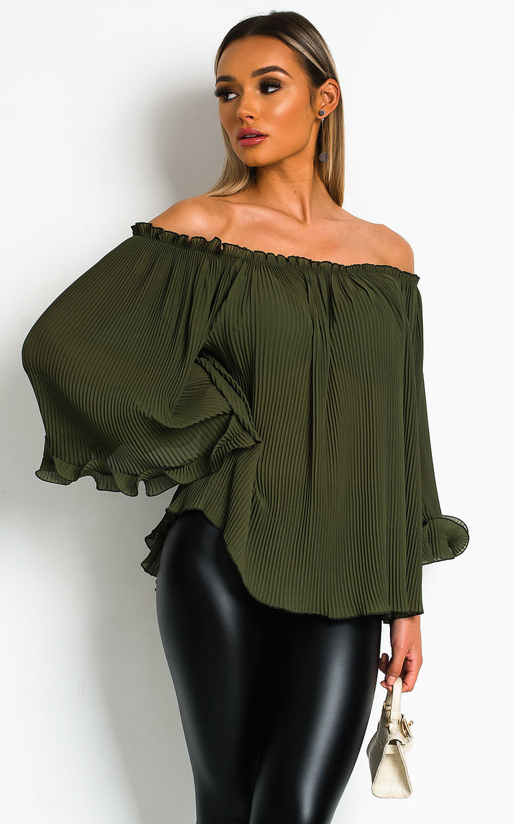 Pam Frill Off Shoulder Top Thumbnail