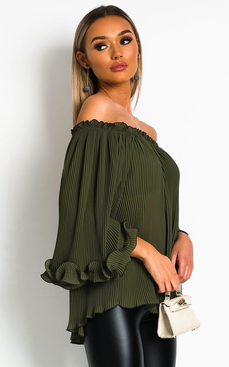 Pam Frill Off Shoulder Top Thumbnail Pam Frill Off Shoulder Top Thumbnail