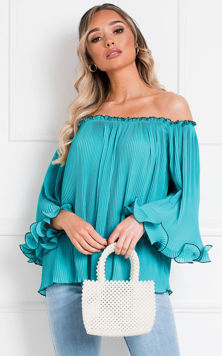 Pamela Frill Off Shoulder Top Thumbnail Pamela Frill Off Shoulder Top Thumbnail