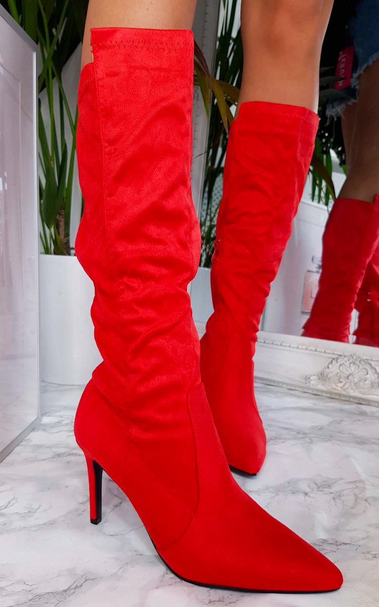 Pami Heeled Knee High Boots Thumbnail Pami Heeled Knee High Boots Thumbnail