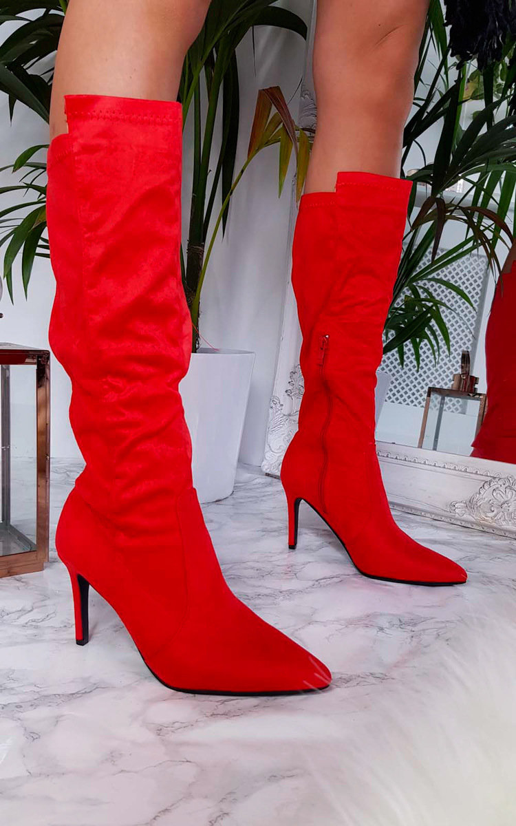 Pami Heeled Knee High Boots Thumbnail