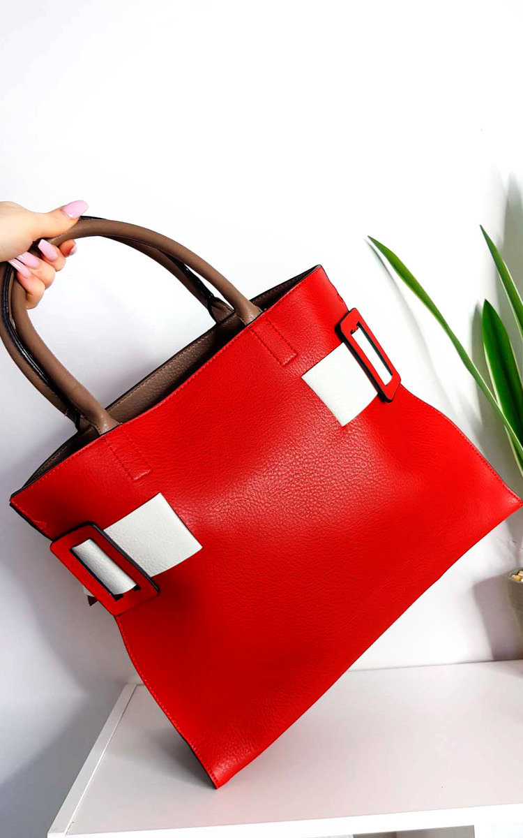 Paris Two Tone Belt Handbag Thumbnail Paris Two Tone Belt Handbag Thumbnail