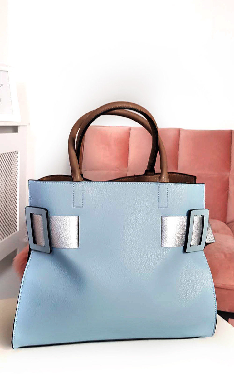 Paris Two Tone Belt Handbag Thumbnail Paris Two Tone Belt Handbag Thumbnail