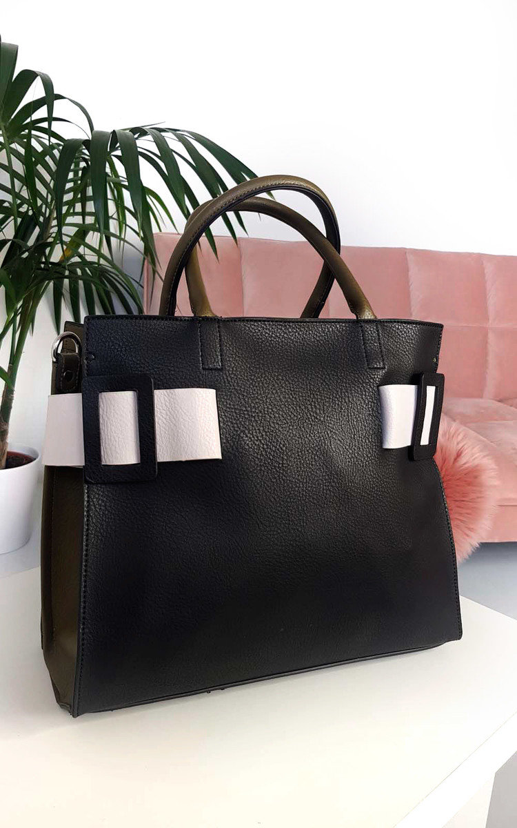Paris Two Tone Belt Handbag Thumbnail Paris Two Tone Belt Handbag Thumbnail