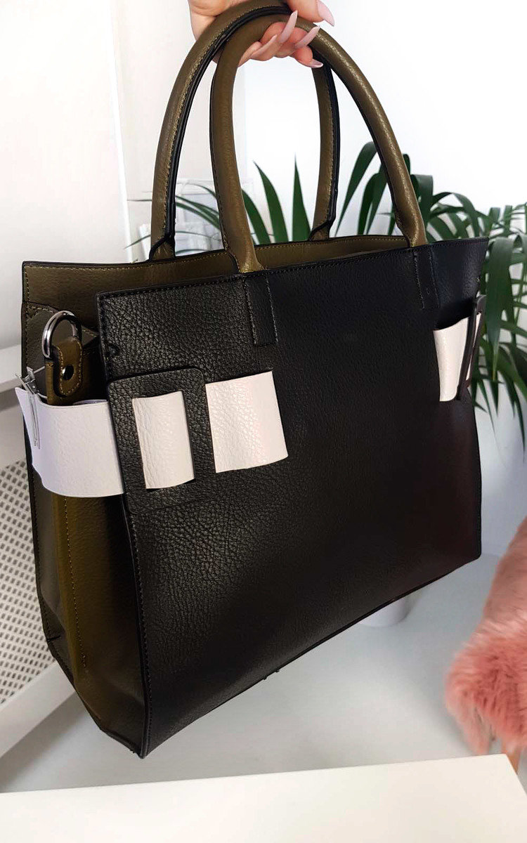 Paris Two Tone Belt Handbag Paris Two Tone Belt Handbag