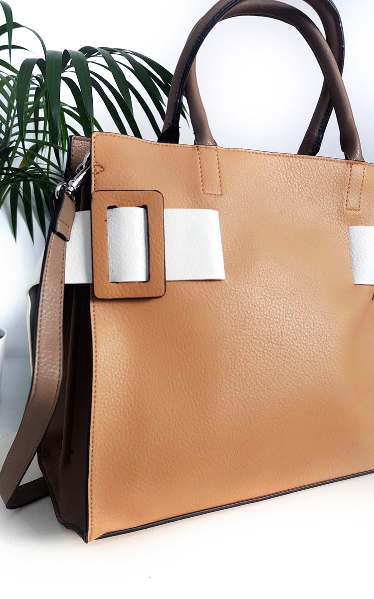 Paris Two Tone Belt Handbag Paris Two Tone Belt Handbag