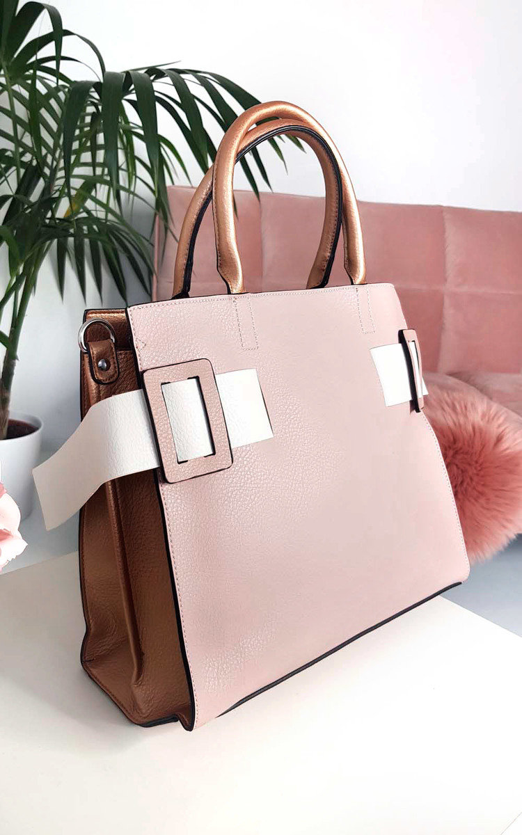 Paris Two Tone Belt Handbag Thumbnail Paris Two Tone Belt Handbag Thumbnail
