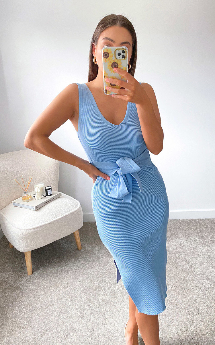 Heidi Knitted Bodycon Midi Dress Thumbnail Heidi Knitted Bodycon Midi Dress Thumbnail