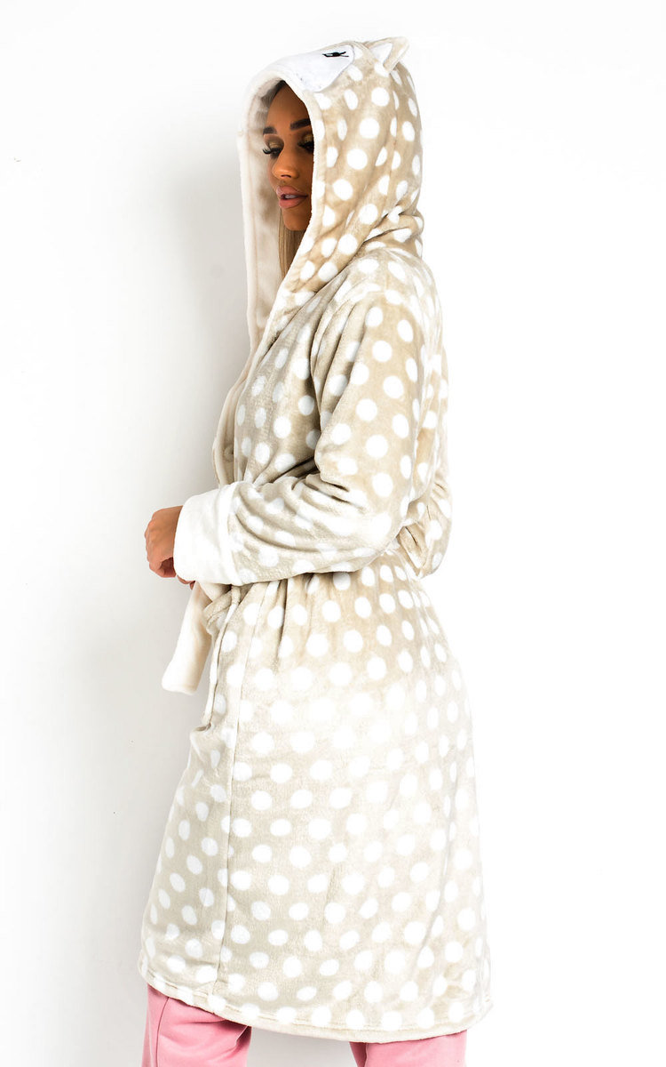 Pennie Polka Dot Dressing Gown