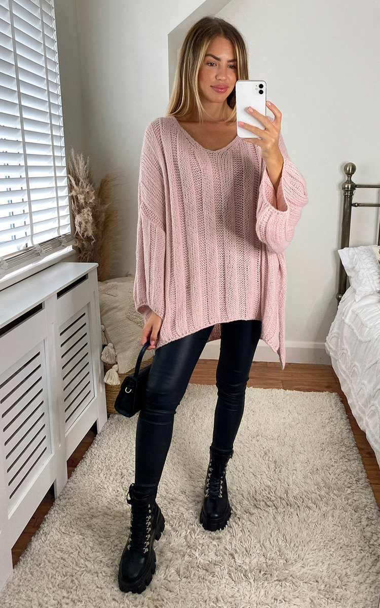 Petra Oversized Cable Knit Jumper Thumbnail