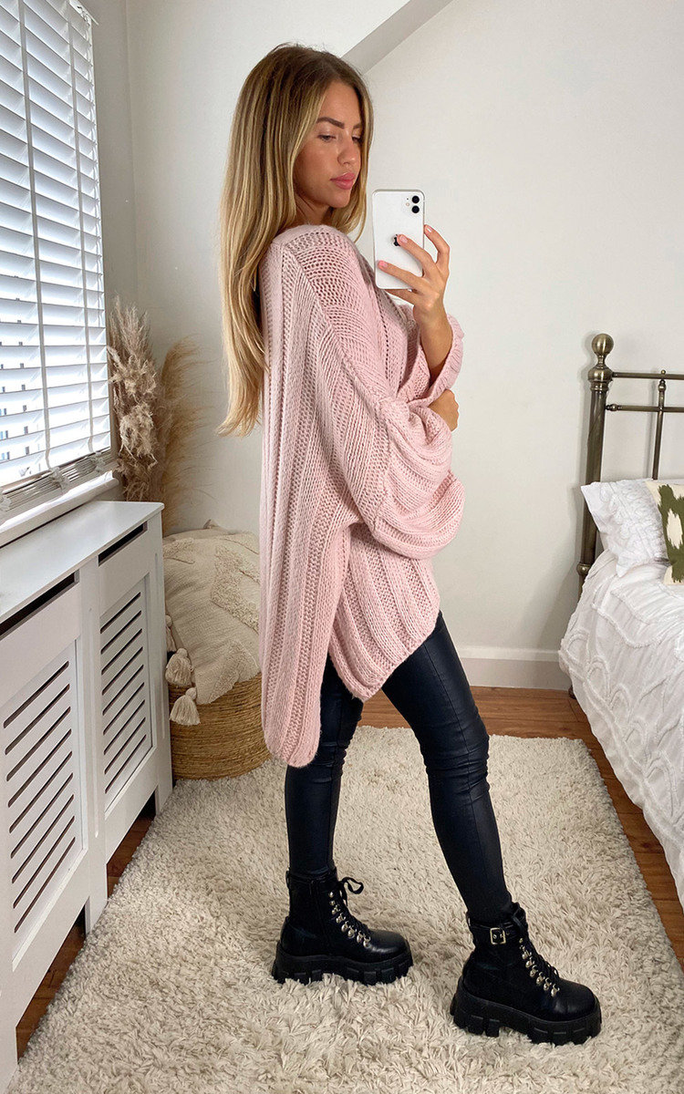 Petra Oversized Cable Knit Jumper Thumbnail