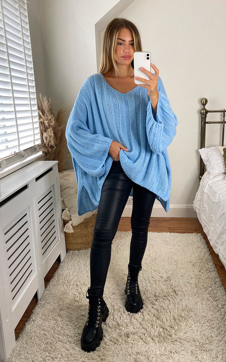 Petra Oversized Cable Knit Jumper Thumbnail