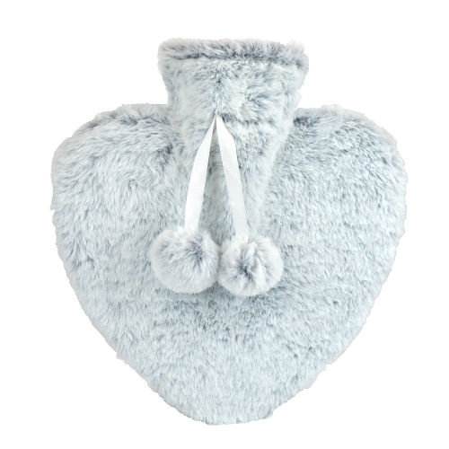 Pia Heart Shape Hot Water Bottle Plush 