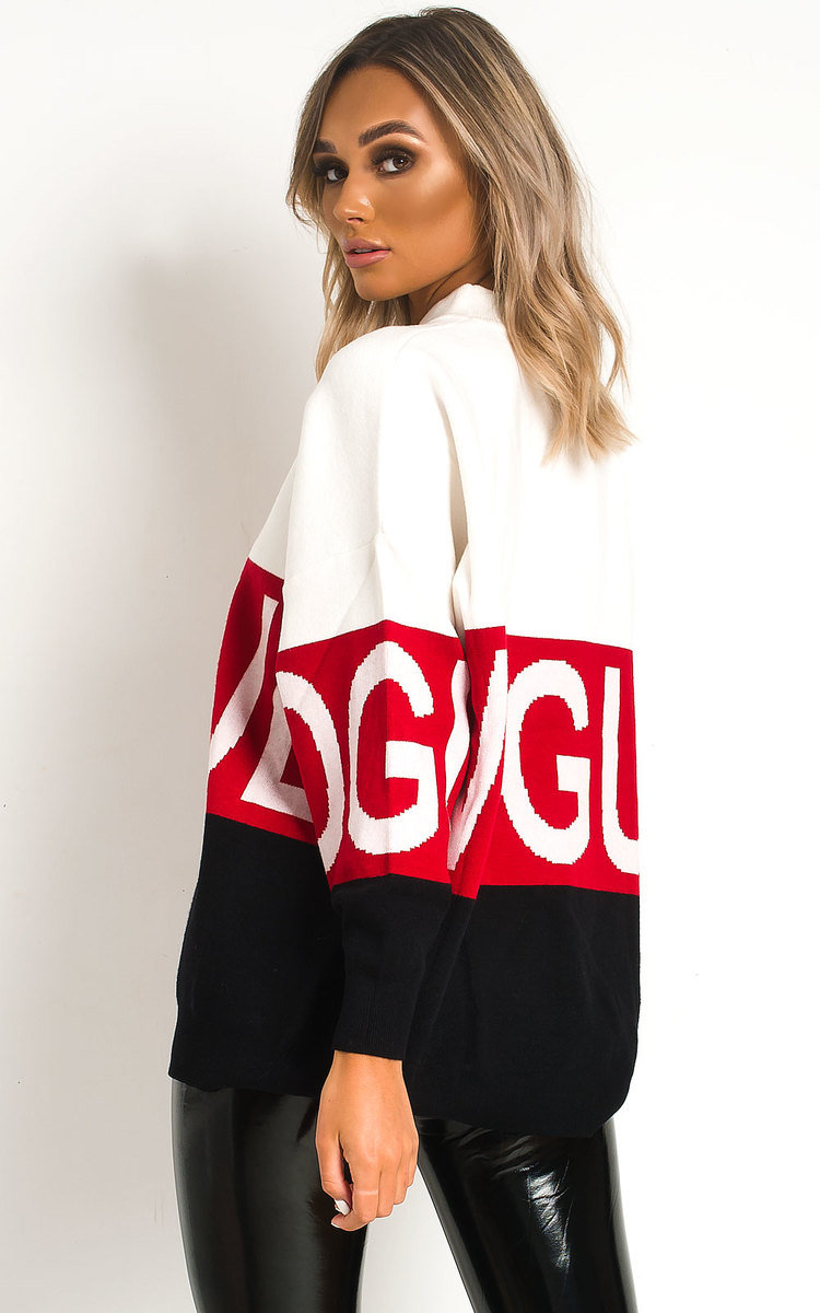 Pip Slogan Oversized Jumper Thumbnail