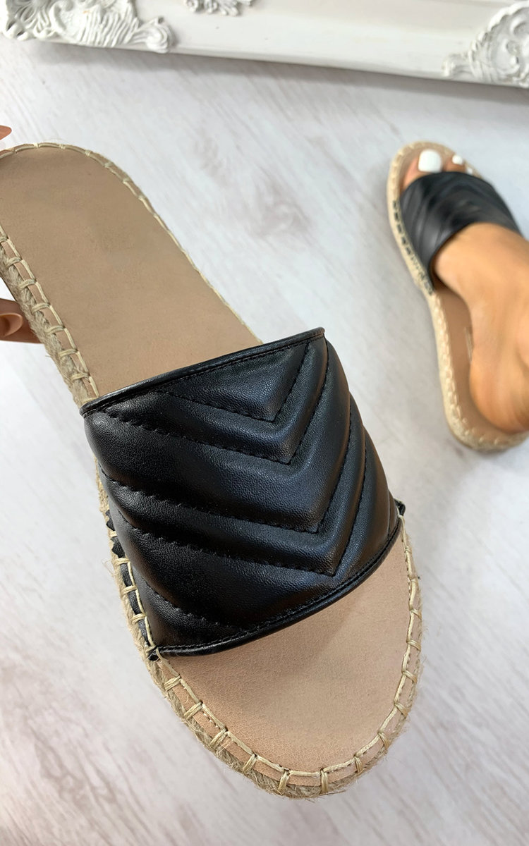 Piper Quilted Slip On Sandals Thumbnail Piper Quilted Slip On Sandals Thumbnail