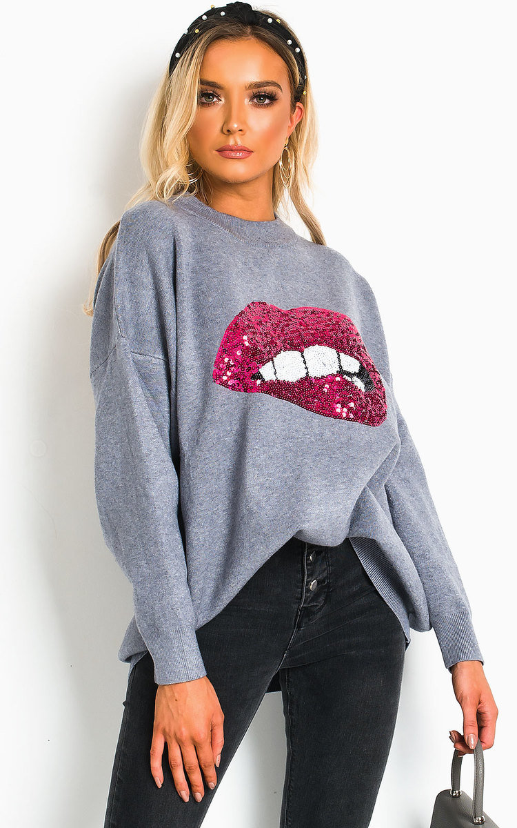 Pippa Embellished Oversized Jumper Thumbnail Pippa Embellished Oversized Jumper Thumbnail