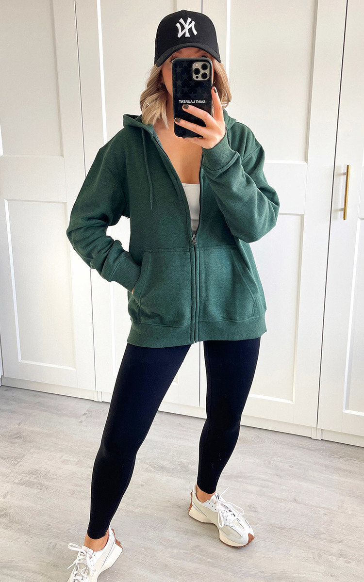 Polly Zip Through Hoodie with Pockets Thumbnail Polly Zip Through Hoodie with Pockets Thumbnail