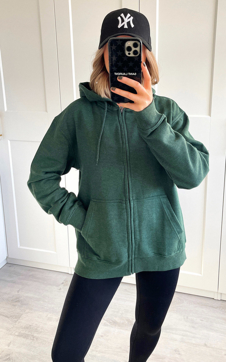 Polly Zip Through Hoodie with Pockets Polly Zip Through Hoodie with Pockets