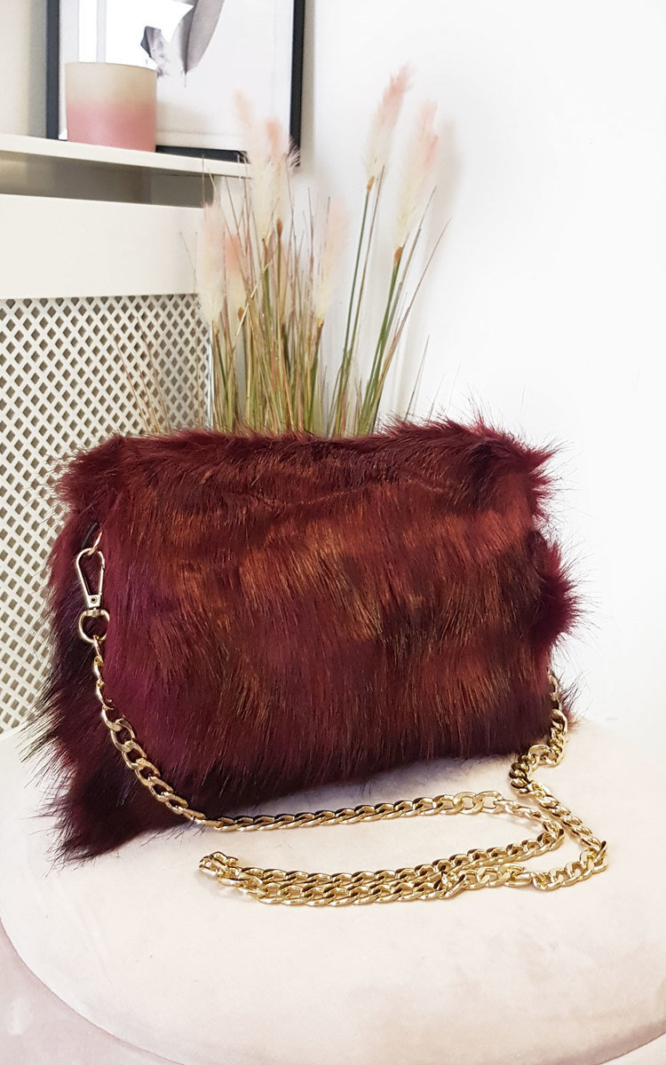 Poppy Faux Fur Shoulder Bag