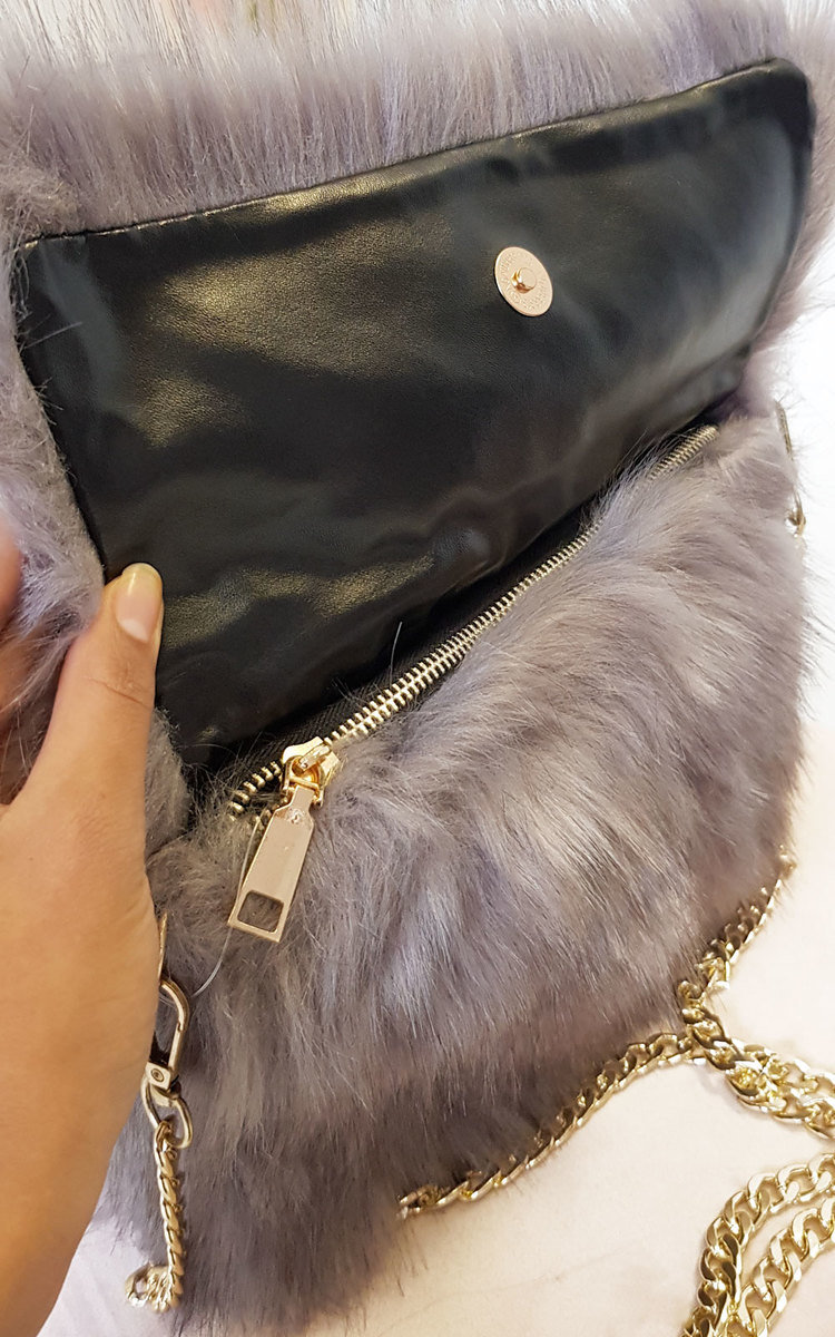 Poppy Faux Fur Shoulder Bag